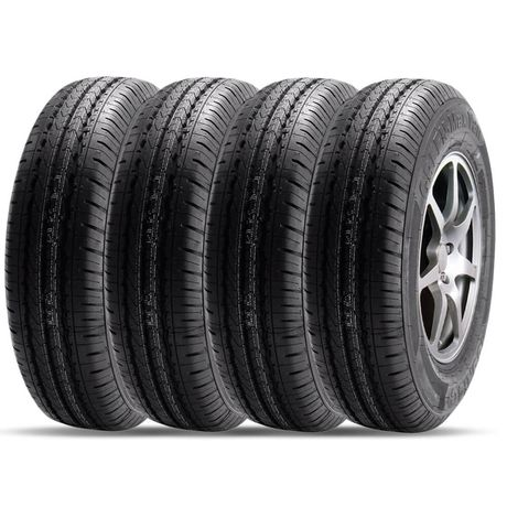 Kit 4 Pneu Linglong Aro 14 205R14C 8PR 109/107R Green Max Van