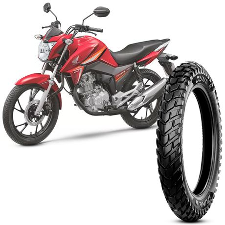 Pneu Moto Honda CG 160 80/100-18 47P TL Dianteiro Duna II