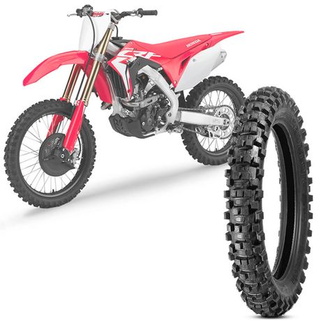 Pneu Moto CRF Levorin Aro 19 110/90-19 MSC NHS Traseiro Raptor