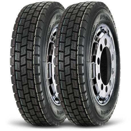 Kit 2 Pneu Aro 17.5 215/75R17.5 Linglong 135/133L 16PR TL D905