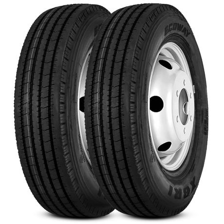 Kit 2 Pneu Xbri Aro 17.5 235/75R17.5 143/141J 18PR TL Ecoway P1