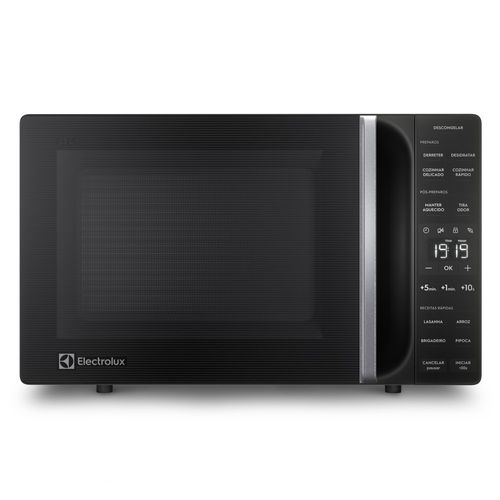 Micro-ondas Electrolux 23L Preto Efficient com Descongelamento Assistido (ME23P)