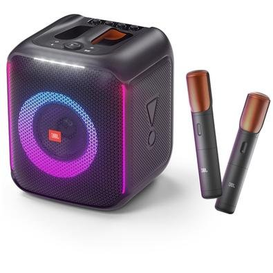 Caixa de Som JBL Partybox Encore 2, com 2 Microfones Sem Fio, Light Show, Bluetooth, USB, 100W RMS, Preto - 58035034