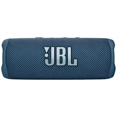 Caixa de Som Portátil JBL Flip 6, Bluetooth, 30W RMS, Até 12 Hrs de Bateria, À Prova D'Água, USB-C, Azul - JBLFLIP6BLU