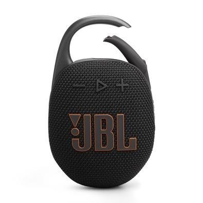 Caixa de Som Portátil JBL CLIP5, Bluetooth, IP67, Preto - JBLCLIP5