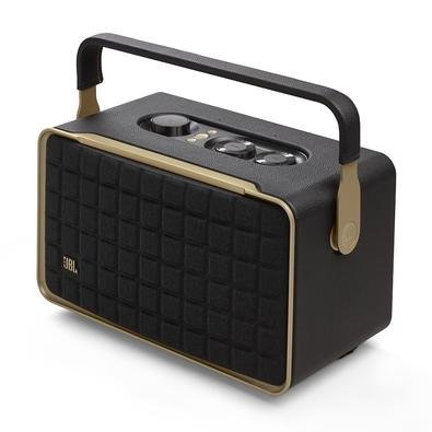 Caixa de Som Portátil JBL Authentics 300, Bluetooth, 100W RMS, Até 8h de Música, Preto - JBLAUTH300BLKBR