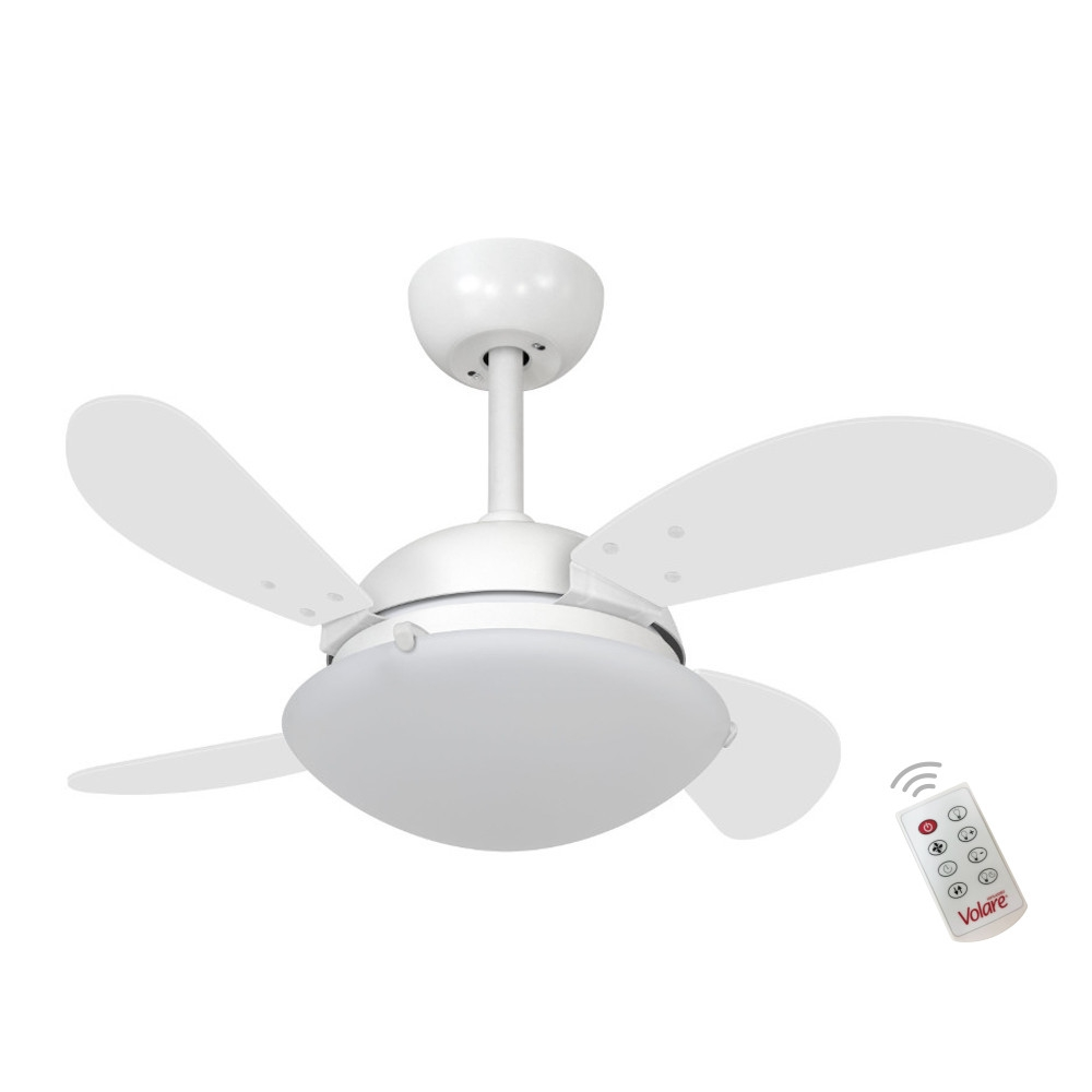 Ventilador Volare Fly Mini Branco 127V e Controle Remoto