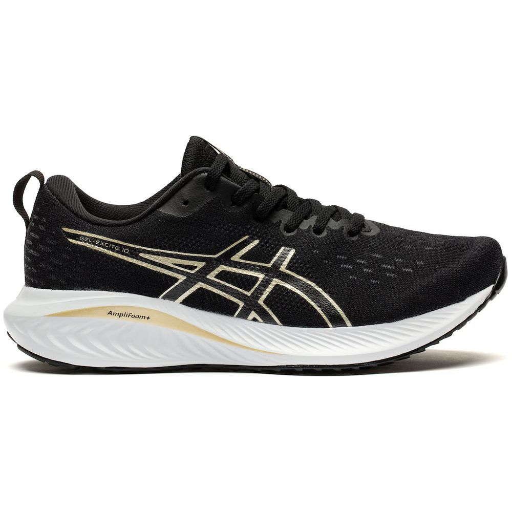 Tênis ASICS GEL-Excite 10 - Feminino - Preto/Dourado