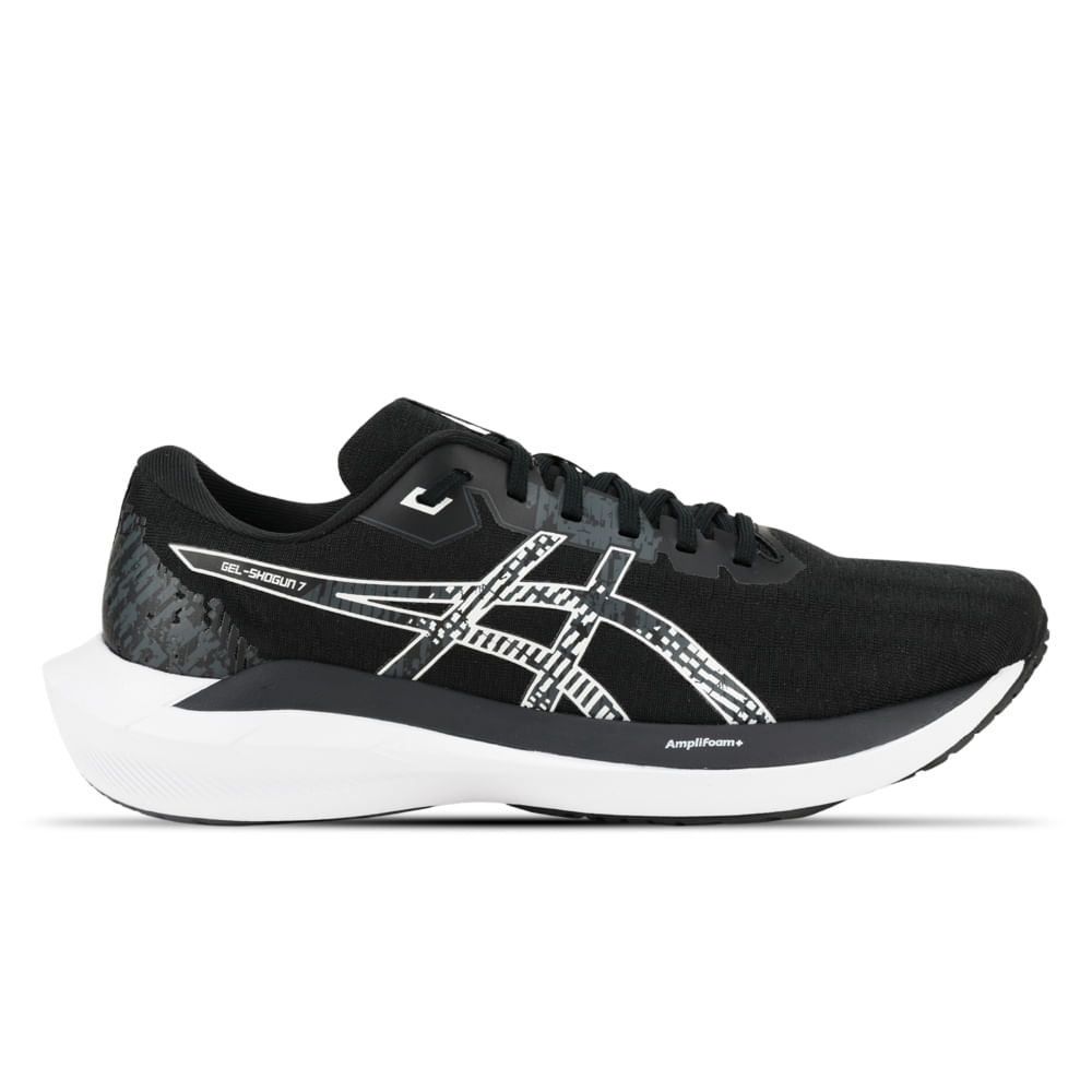 Tênis ASICS GEL-Shogun 7 - Masculino - Preto/Cinza