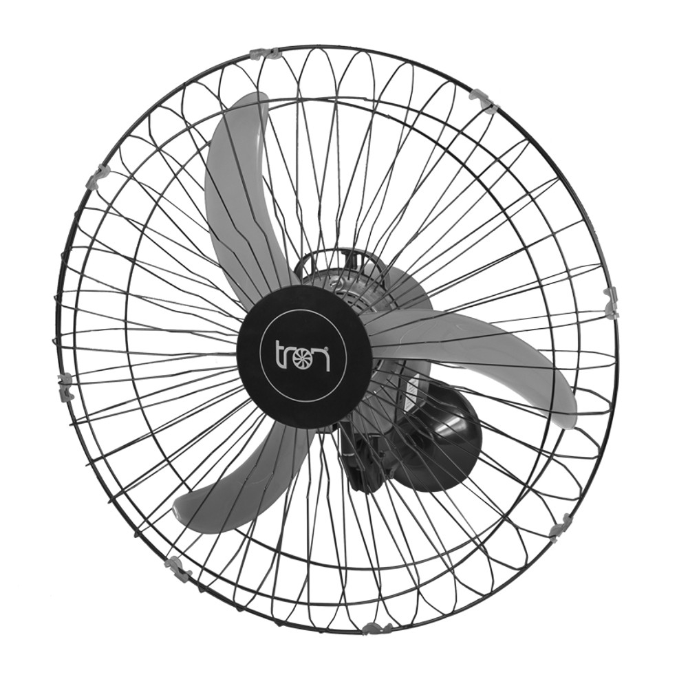 Ventilador de Parede Oscilante 60 cm Bivolt Preto