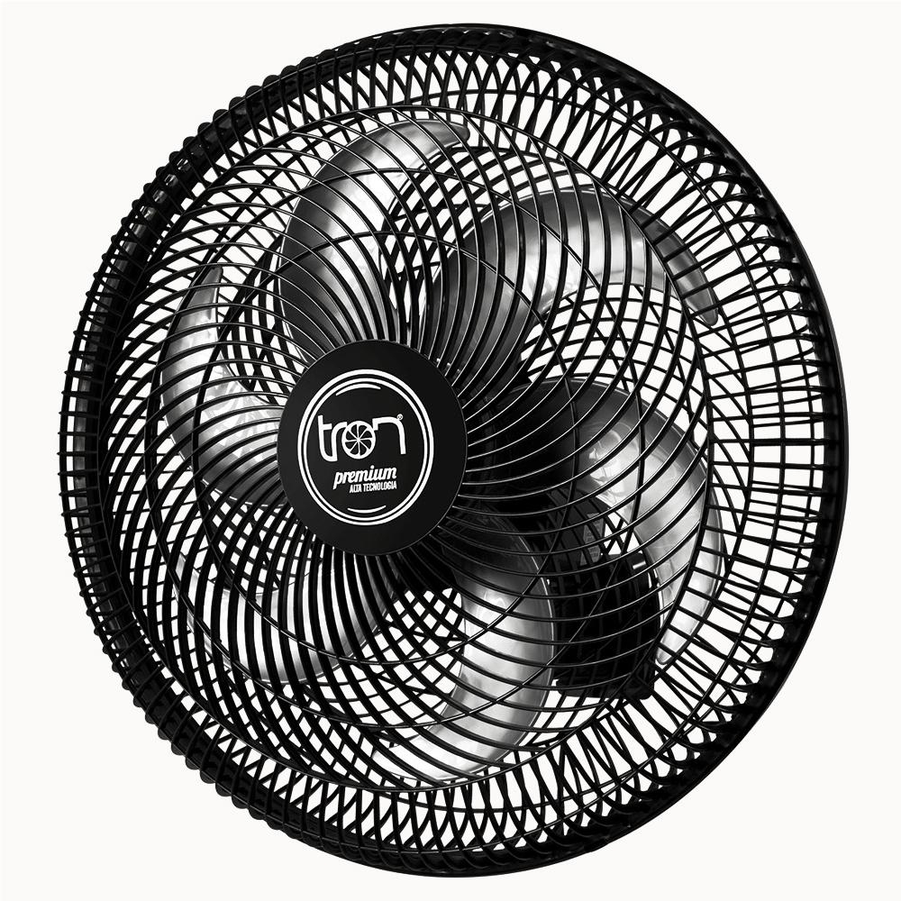 Ventilador Maggie Parede Preto Oscilante 127V