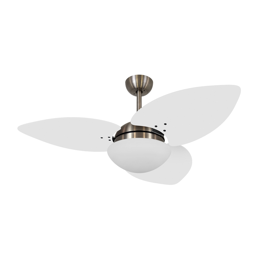 Ventilador de Teto Dormamu Bronze 3 Pás Branco 127V