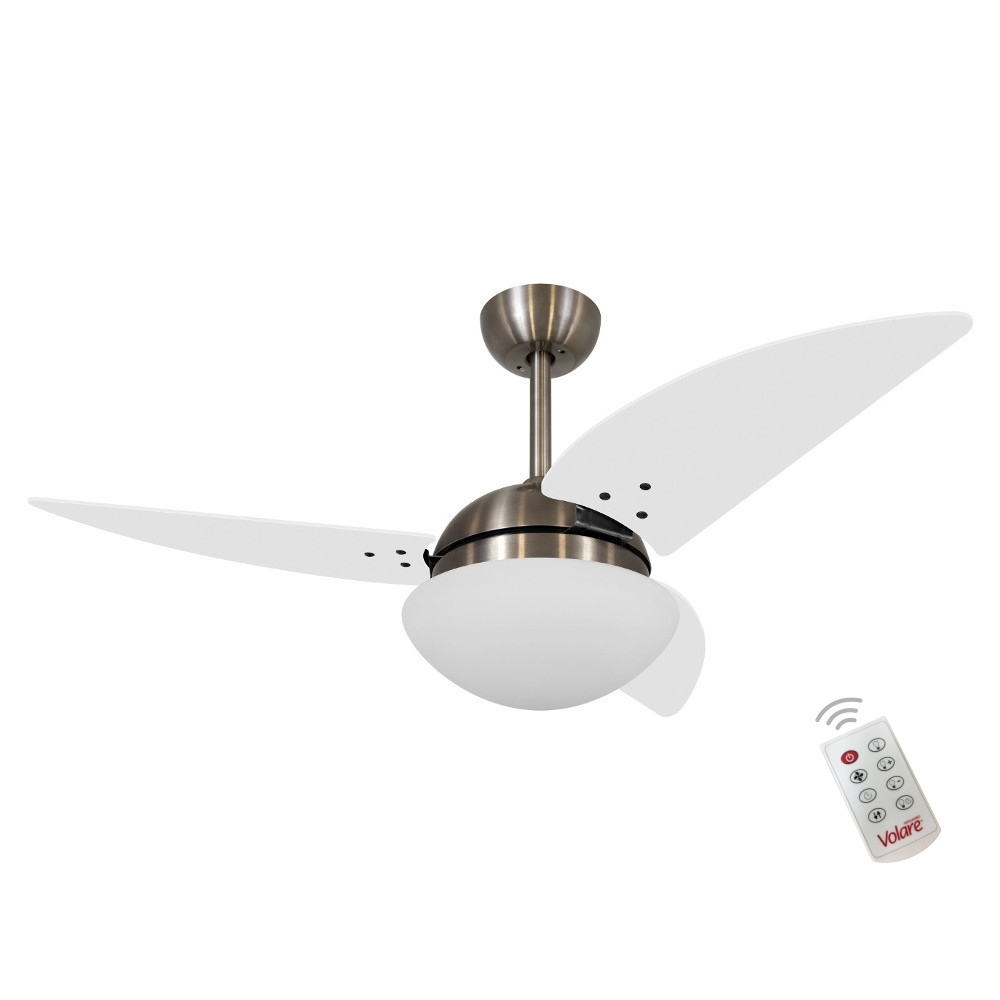 Ventilador Clear Branco 127V e Controle Remoto