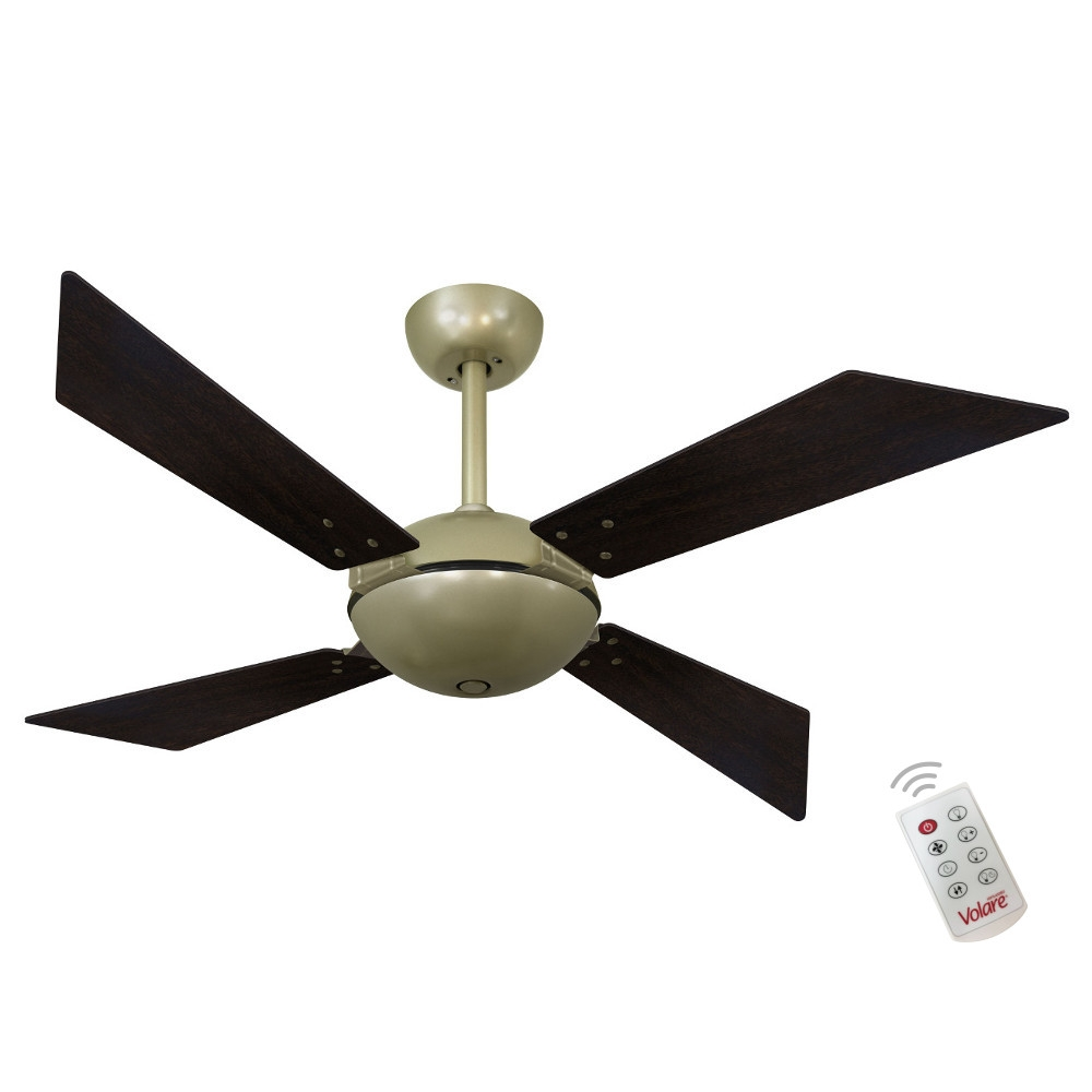 Ventilador Volare Tech Off Tabaco 127V e Controle Remoto