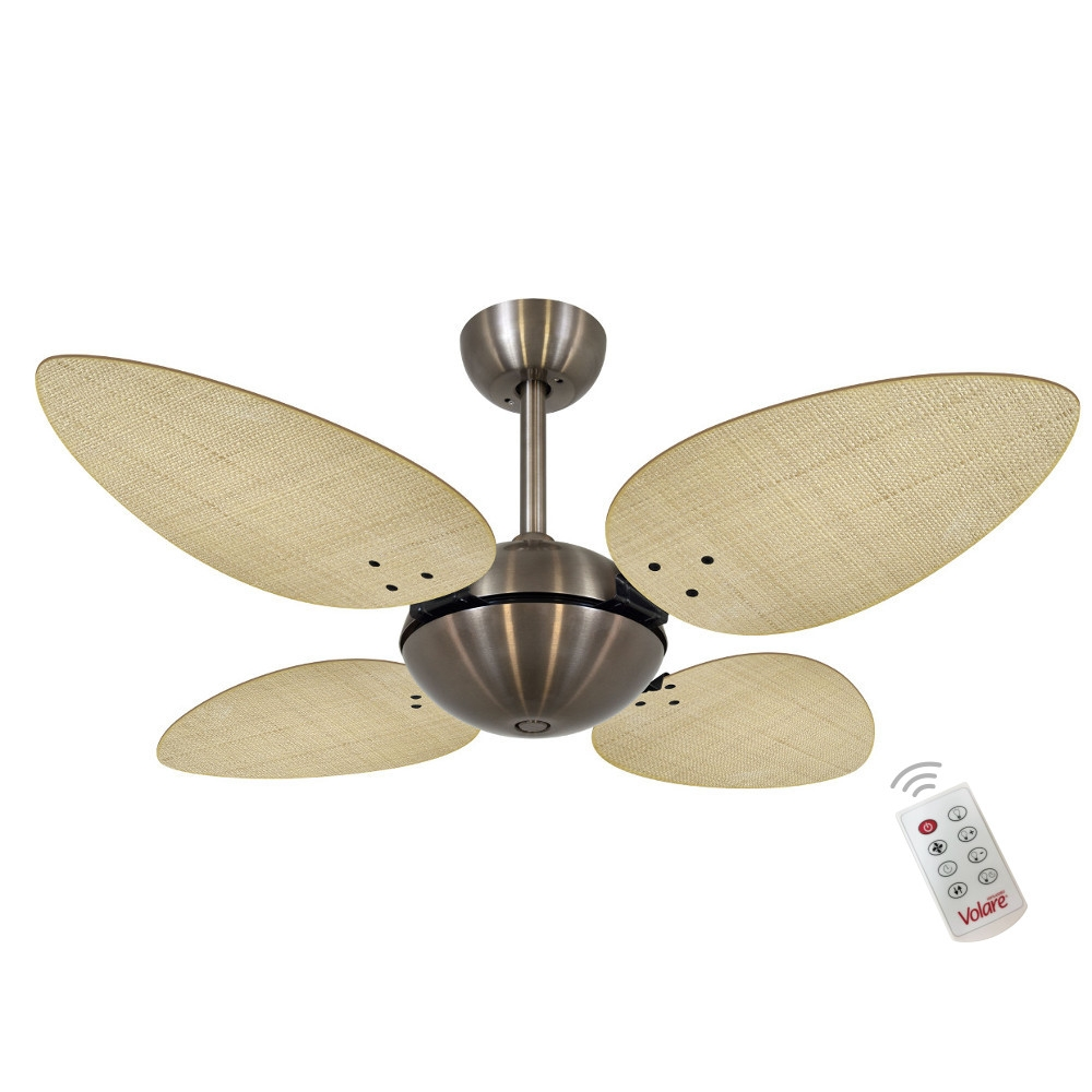 Ventilador Off Premium Natural 220V e Controle Remoto