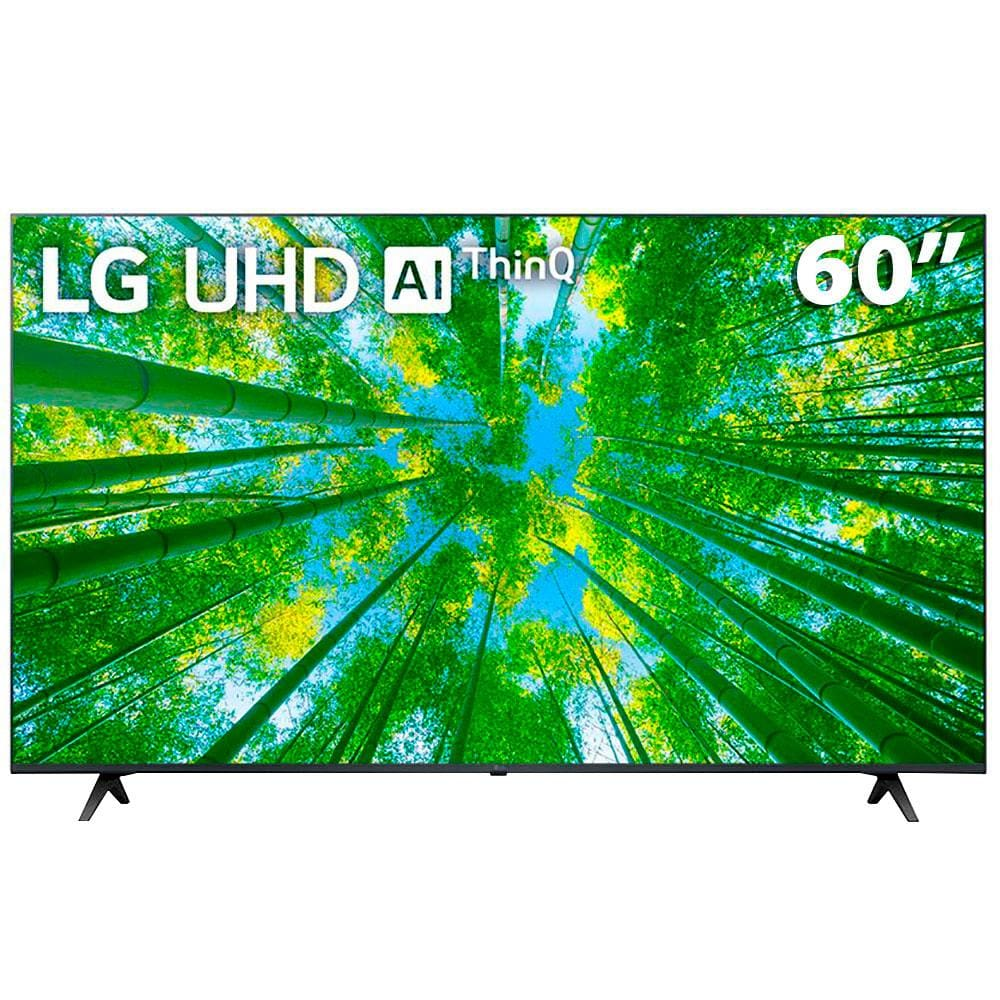 Smart TV 60" LG 4K UHD 60UQ8050 com WiFi, Bluetooth, HDR, Nvidia GEFORCE NOW, ThinQ AI, Smart Magic, Google, Alexa