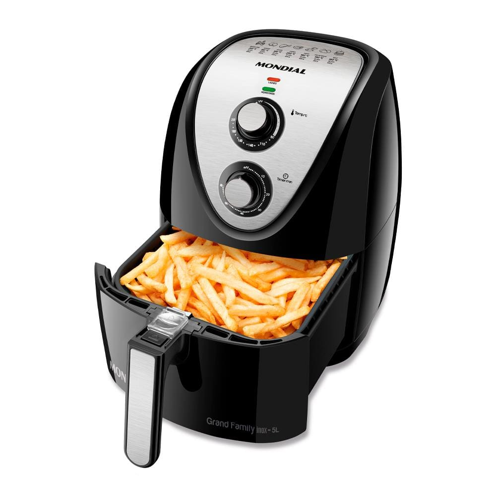 Fritadeira Air Fryer 5 Litros Preto Afn-50-Bi Mondial 110V - 110V