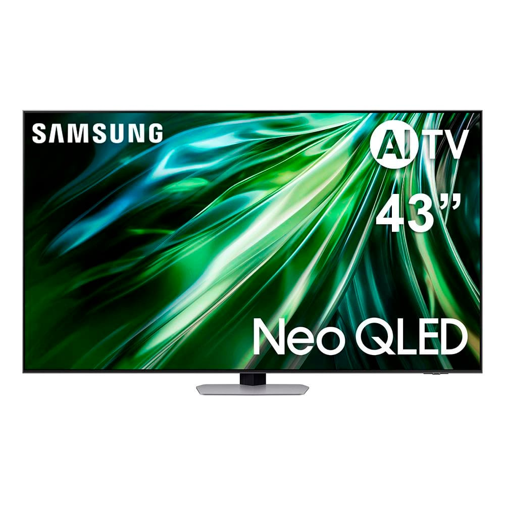 Smart TV 43" 4K Samsung Gaming Neo QN43QN90D QLED, Processador com AI, Dolby Atmos, Alexa built in, Upscaling 4K, Wi-Fi, Bluetooth, USB e HDMI