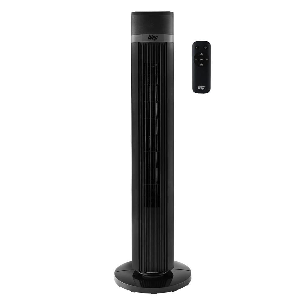 Ventilador de Torre Wap Air Silence 70W com Controle Remoto e 4 Velocidades - Preto - 110V