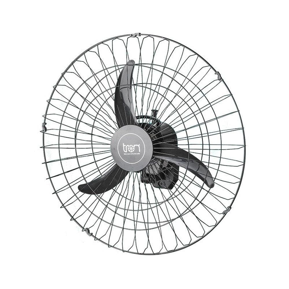 Ventilador de Parede Tron 60cm Oscilante Preto Bivolt - 110V