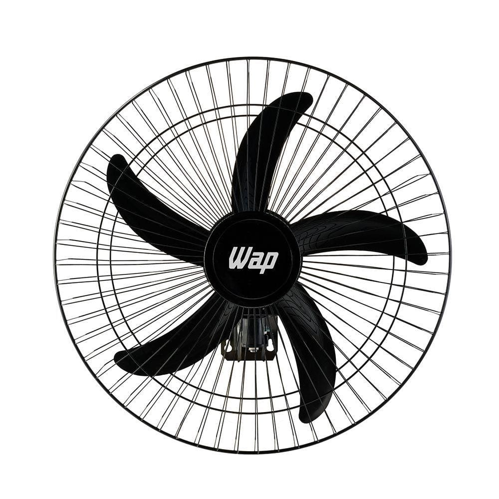 Ventilador Wap Parede Rajada Pro Preto 60cm 5 Pás FW006661 - Bivolt