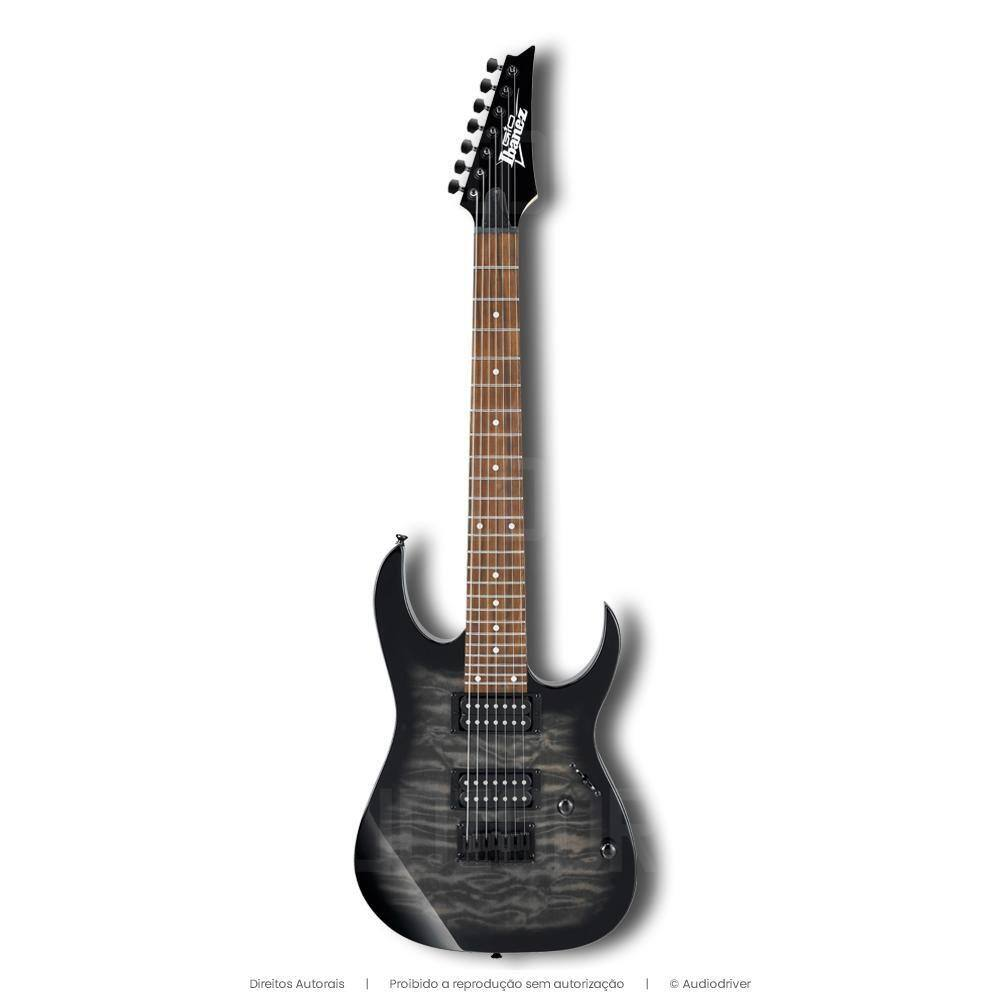 Guitarra Ibanez Grg 7221Qa Tks - Transparent Black Sunbur