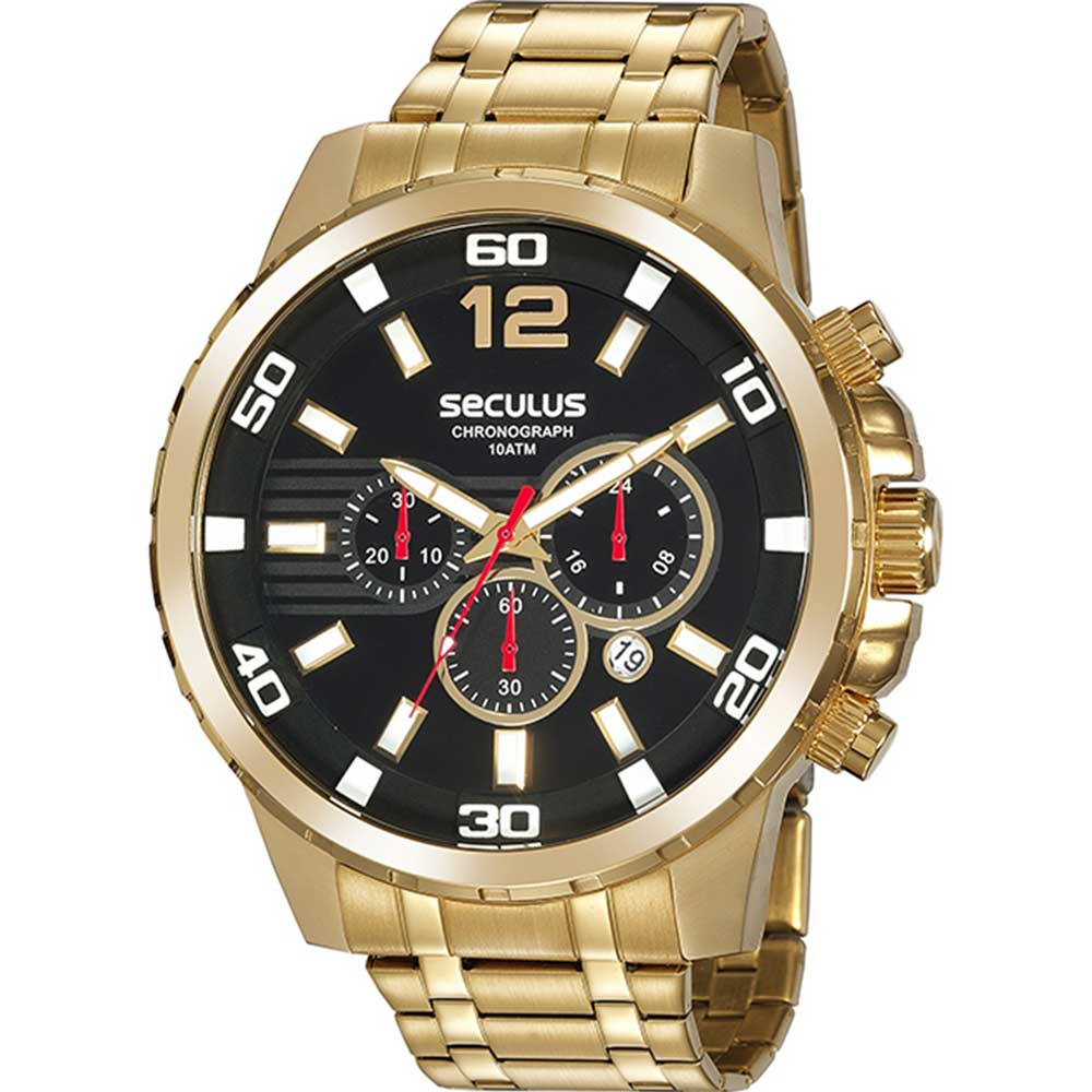 Relógio Seculus Masculino Cronógrafo 20909GPSVDA3 Relógio Seculus Masculino Cronógrafo 20909GPSVDA3