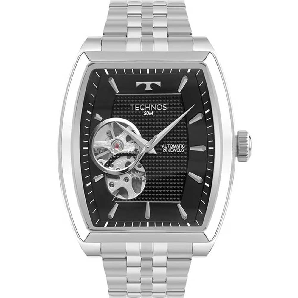 Relógio Technos Masculino Automático Esqueleto G3265AX/1P Relógio Technos Masculino Automático Esqueleto G3265AX/1P