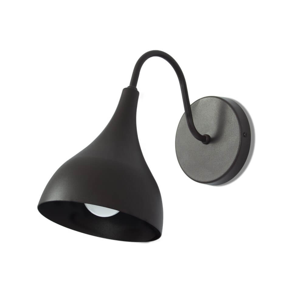 Luminária de Parede Arandela Fixa Joana Preto Luminária de Parede Arandela Fixa Joana Preto