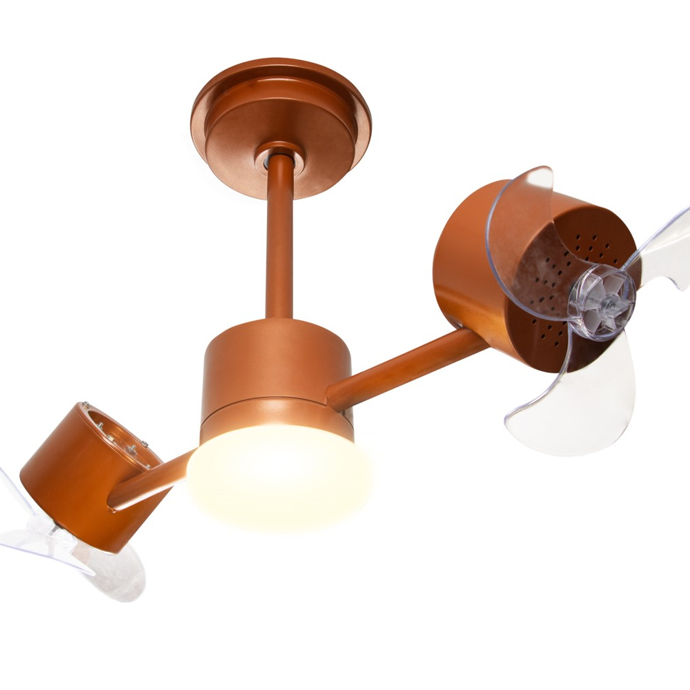 Ventilador de Teto Treviso Infinit LED Cobre Controle Remoto