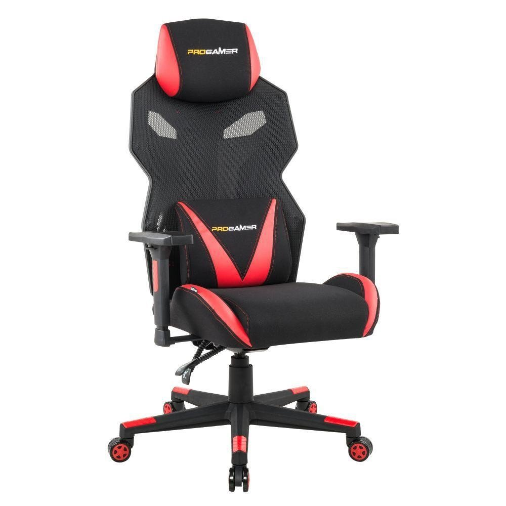 Cadeira Gamer Executiva PRO-X Gaming Reclinavel Giratoria Preto/Vermelho G56 - Gran Belo