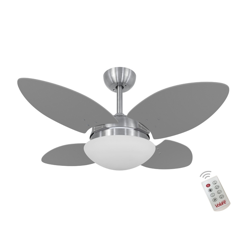 Ventilador Volare Mini Petalo Titanio 220V e Controle Remoto