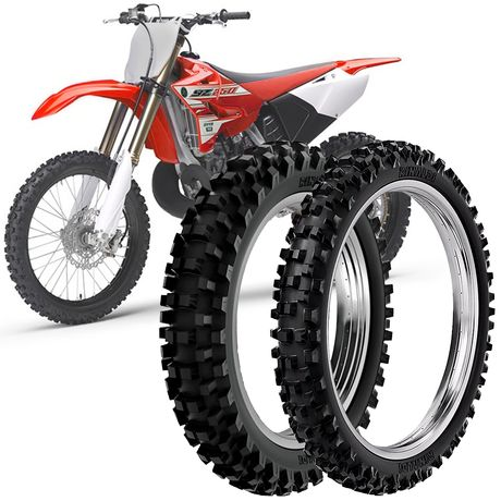 2 Pneu Moto Yz 250 Rinaldi 100/90-19 57m 80/100-21 51m RW33