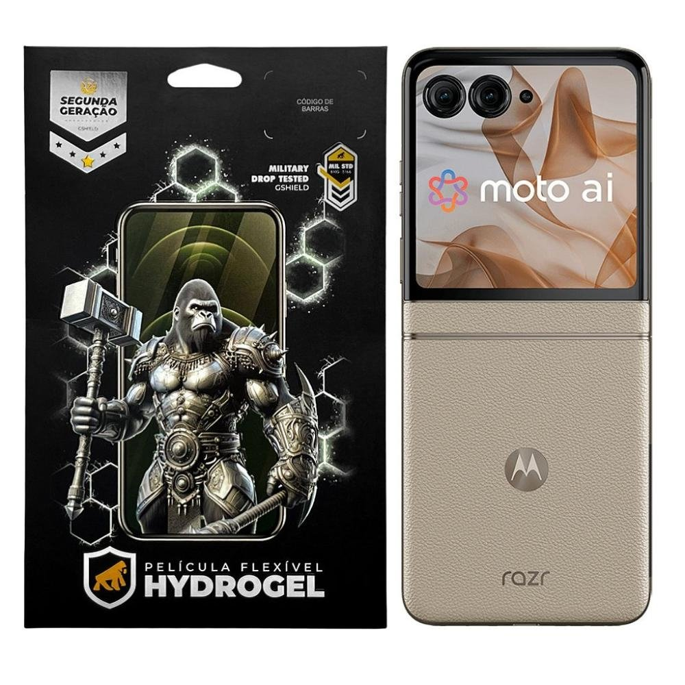 Pelicula para Motorola Moto Razr 50 5G - Traseira Hydrogel HD - Gshield