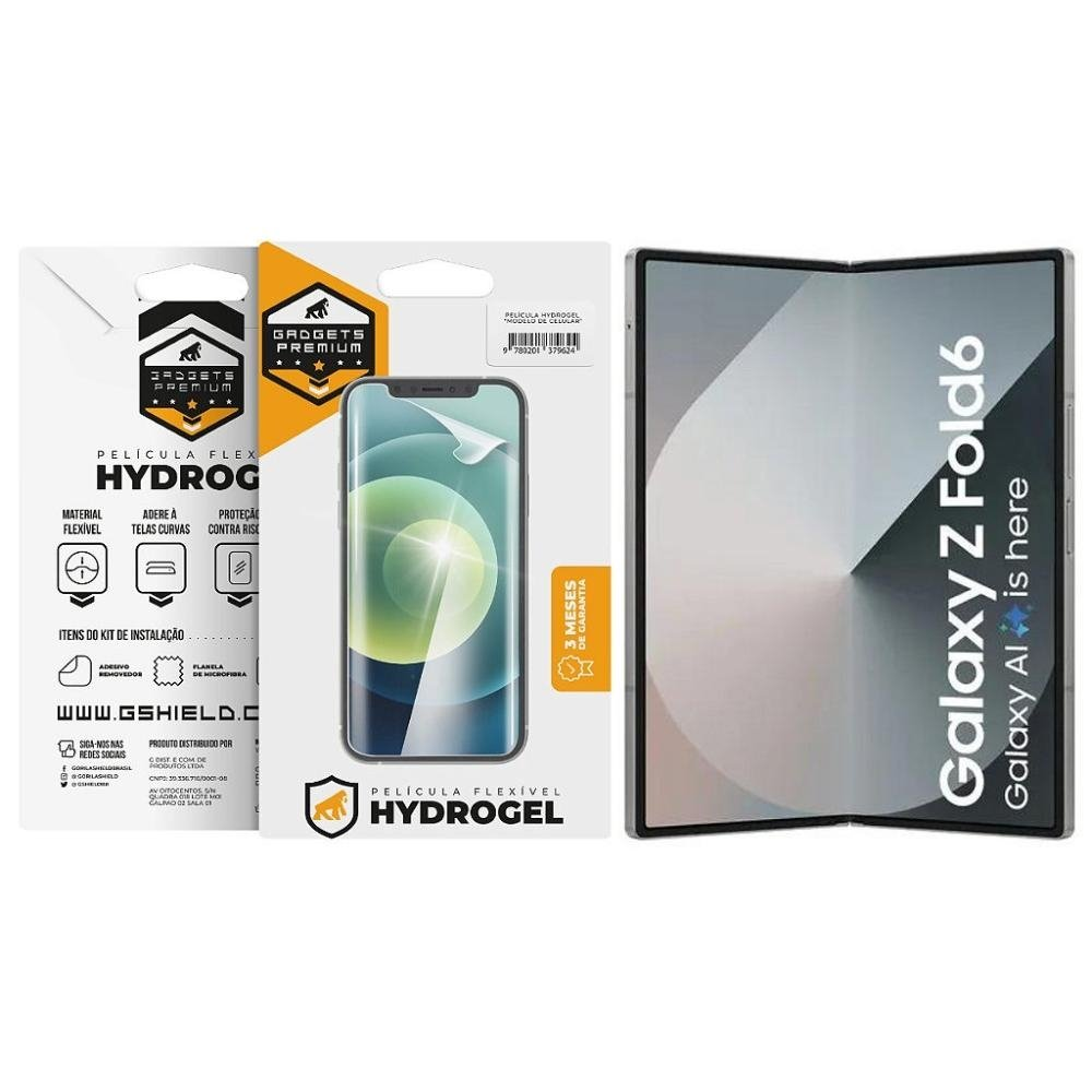 Pelicula para Samsung Galaxy Z Fold 6 - Dual Screen - Hydrogel HD - Gshield