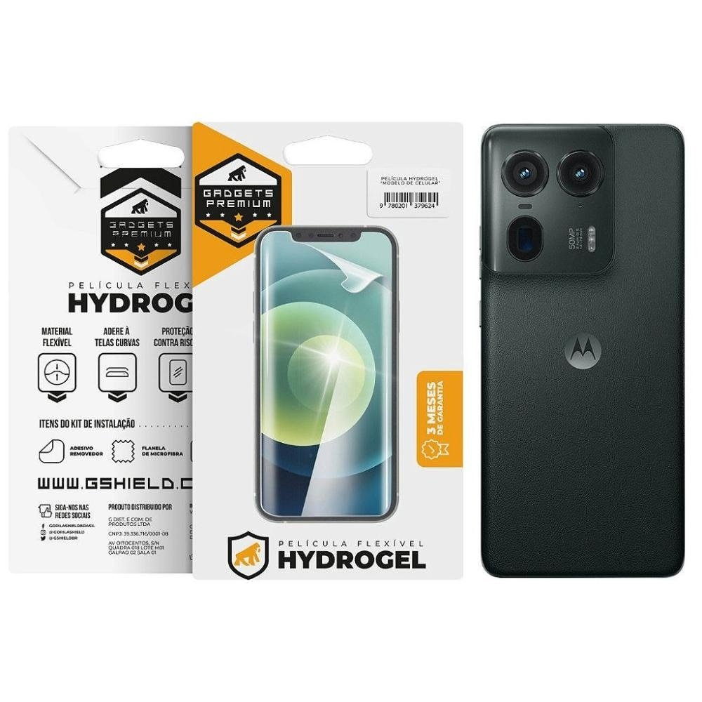 Pelicula para Motorola Moto Edge 50 Ultra 5G - Traseira Hydrogel HD - Gshield