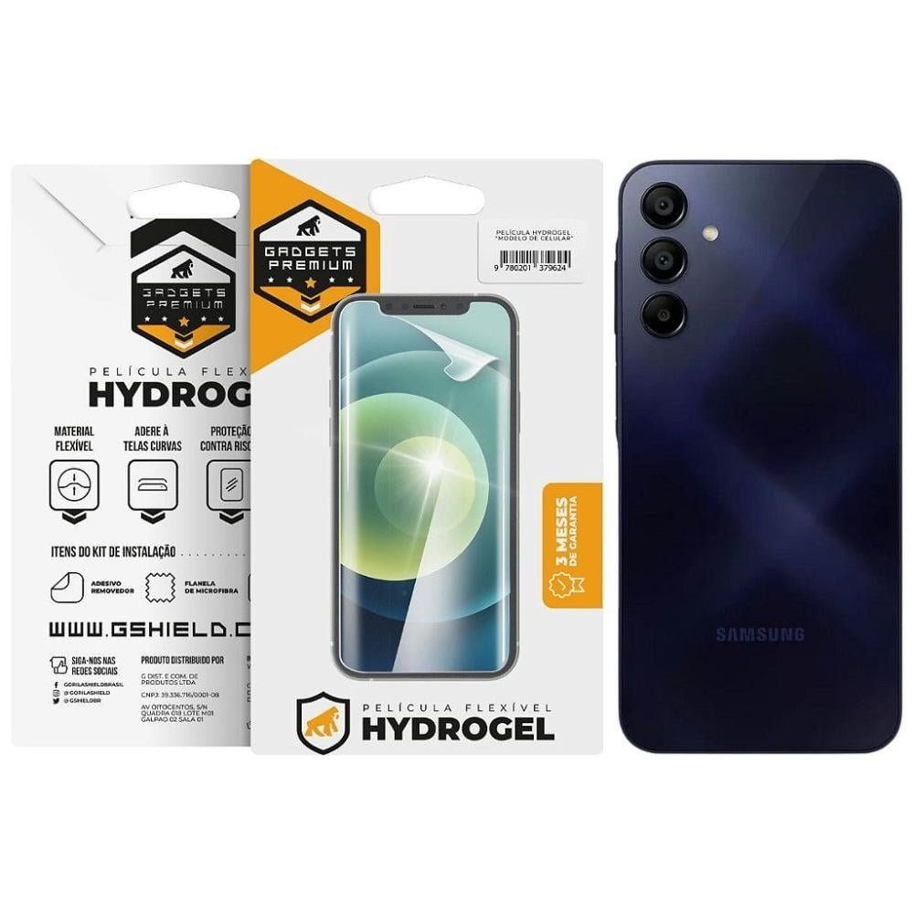 Pelicula para Samsung Galaxy A15 - Traseira Hydrogel HD - Gshield