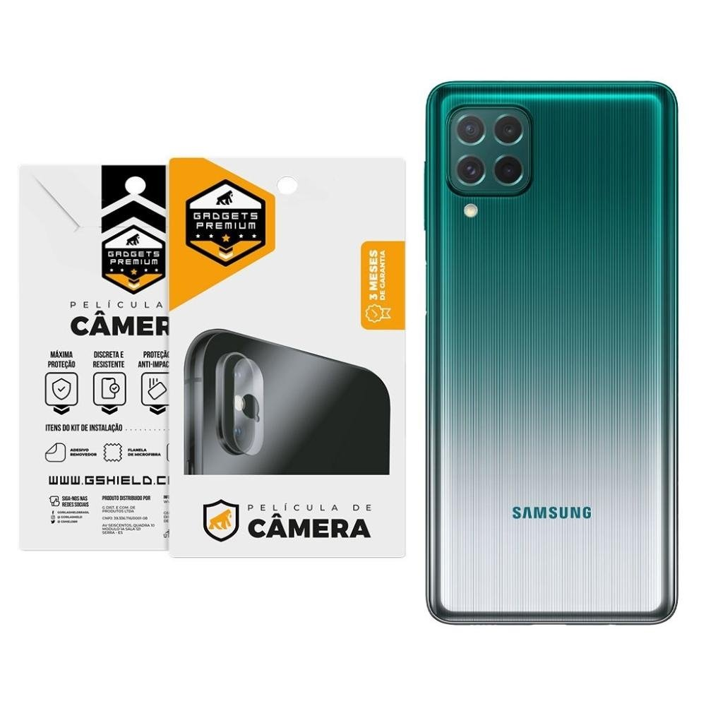 Pelicula para Lente de Camera para Samsung Galaxy M62 - Gshield