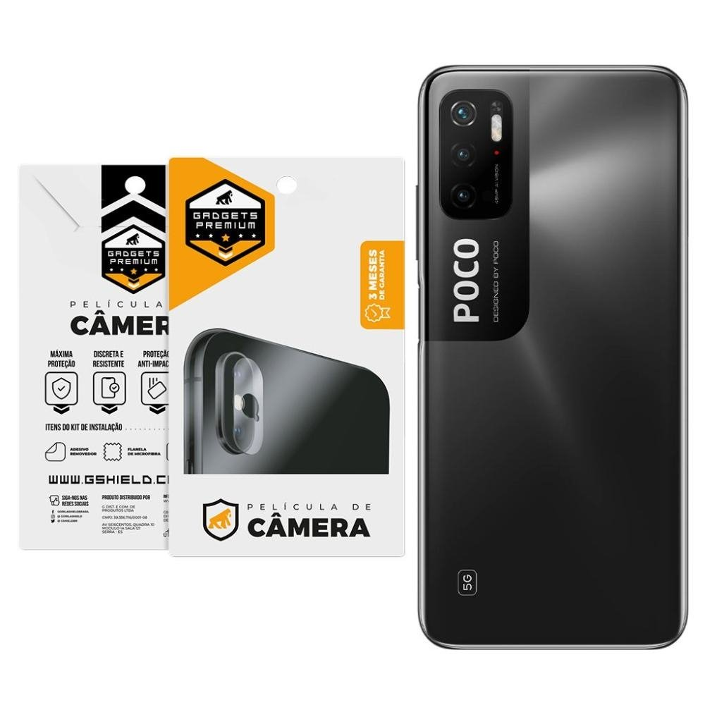 Pelicula para Lente de Camera para Xiaomi Redmi Poco M3 Pro - Gshield