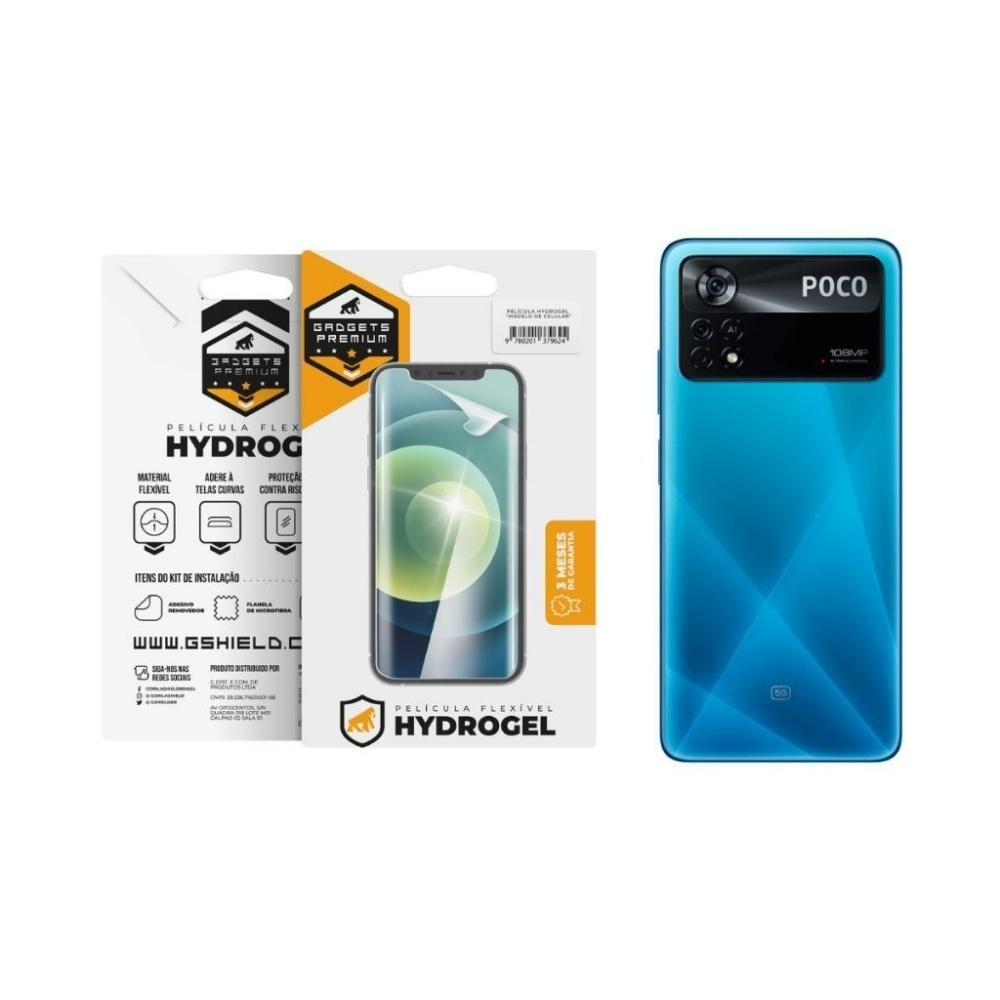 Pelicula para Xiaomi Poco X4 Pro 5G - Traseira Hydrogel HD- Gshield