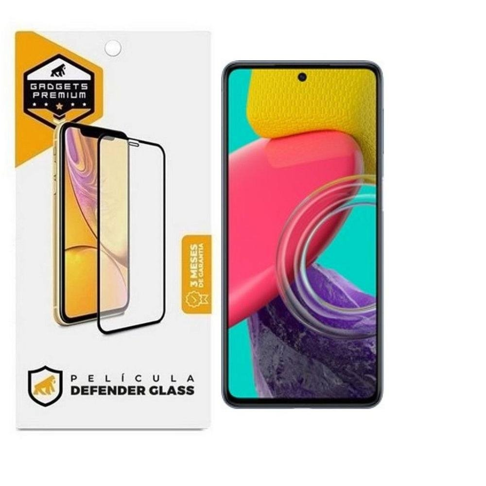 Pelicula para Samsung Galaxy M53 5G - Defender Glass Preta - Gshield