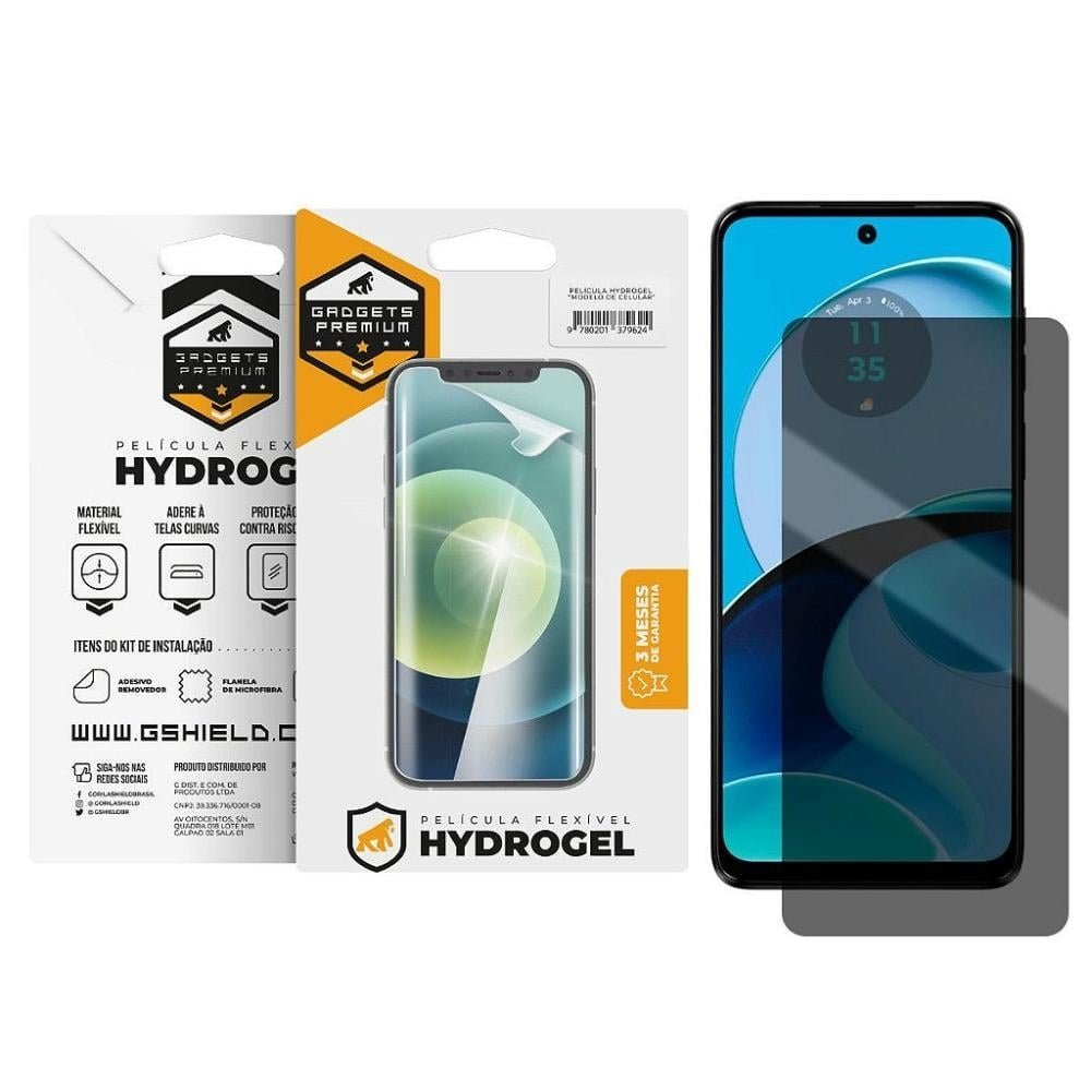 Película para Motorola Moto G14-Privacidade Hydrogel-Gshield