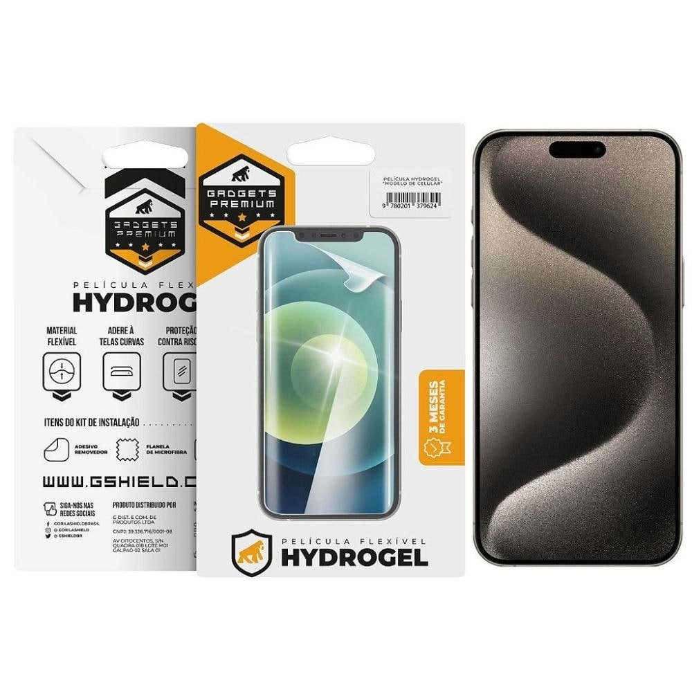 Pelicula para iPhone 15 Pro Max - Hydrogel Gamer Fosca - Gshield