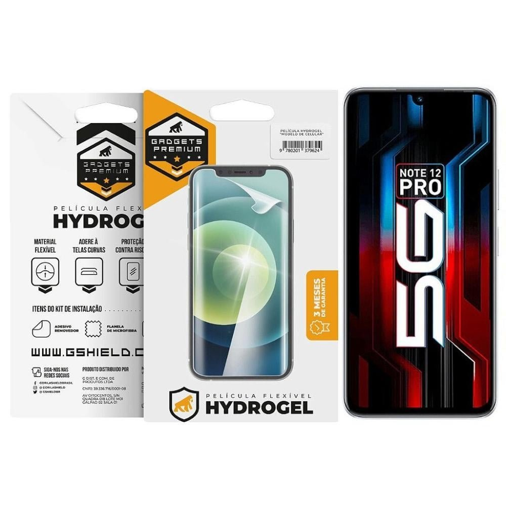 Película para Infinix Note 12 Pro 5G - Hydrogel Gamer Fosca - Gshield