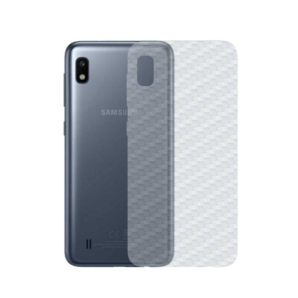 Pelicula Traseira de Fibra de Carbono Transparente para Samsung Galaxy A10 - Gorila Shield