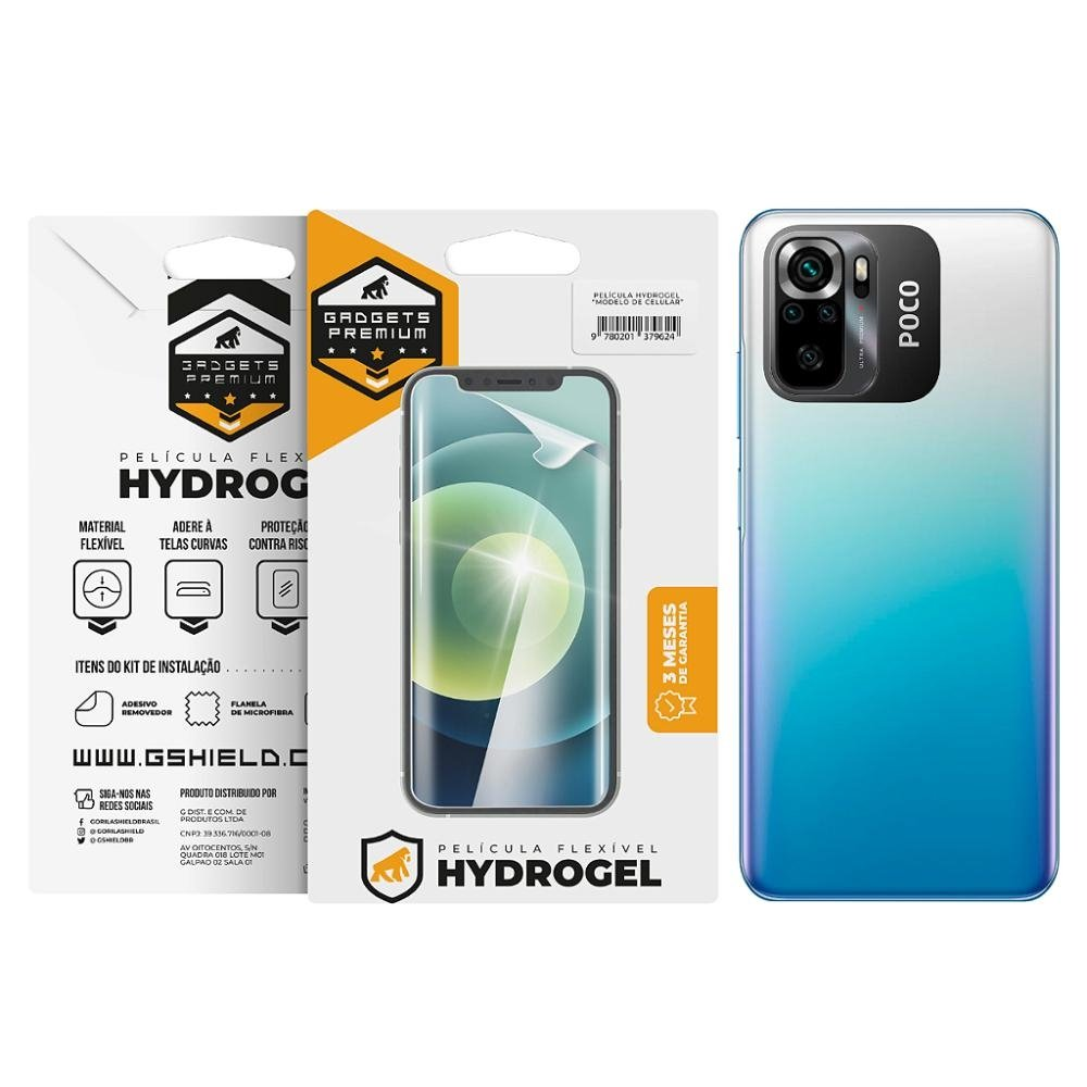 Pelicula para Xiaomi Poco M5s - Traseira Hydrogel HD- Gshield