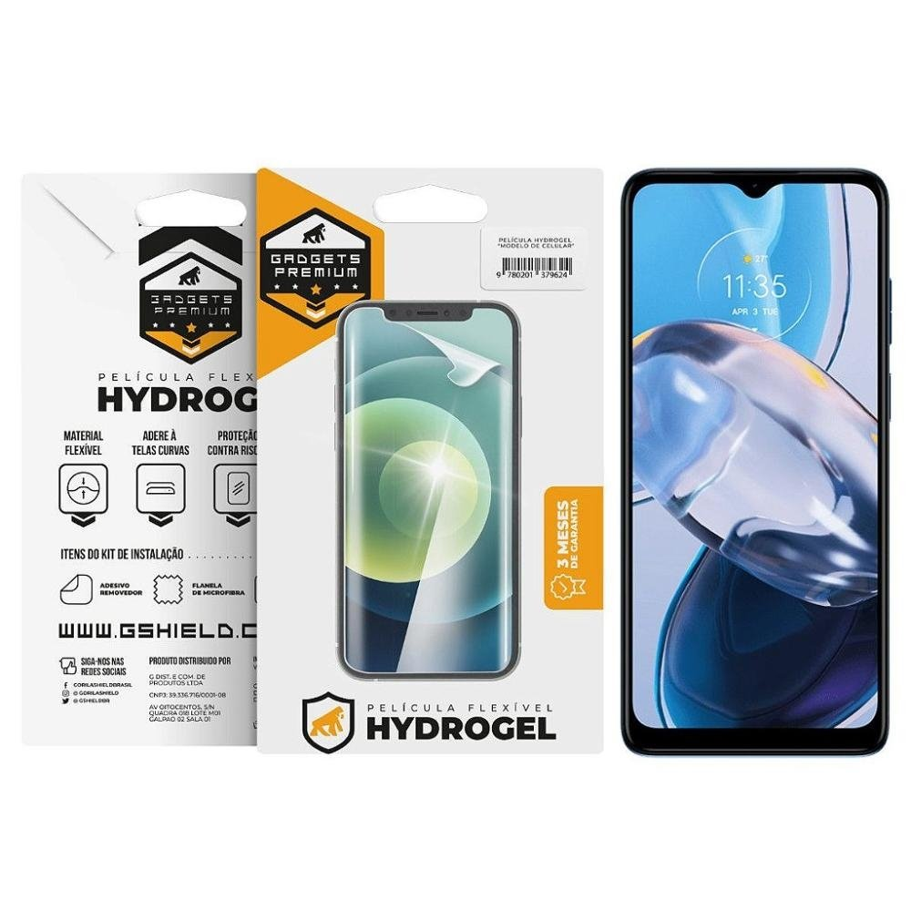 Pelicula para Motorola Moto E22 - Hydrogel Fosca - Gshield