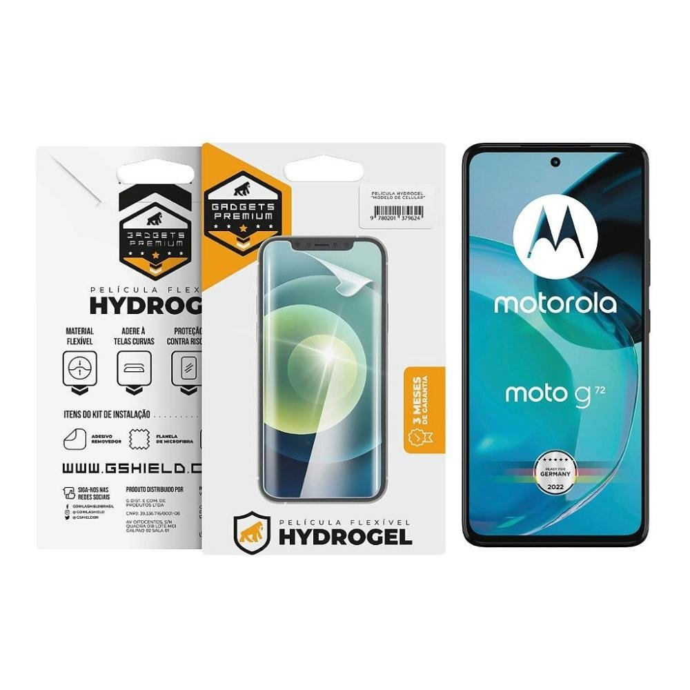 Pelicula para Motorola Moto G72 - Hydrogel HD - Gshield