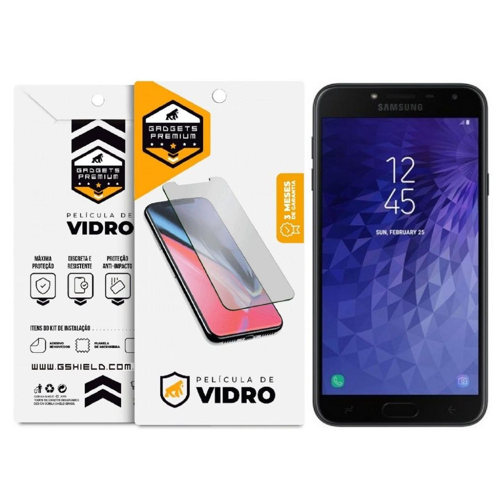 Pelicula para Samsung Galaxy J4 - Vidro Dupla - Gshield