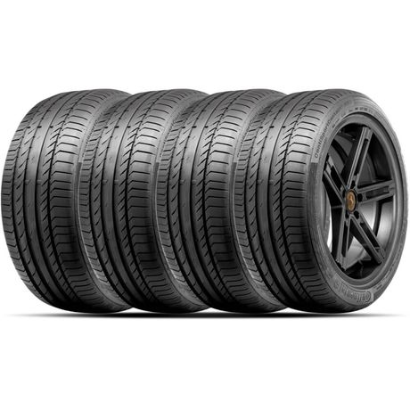 Kit 4 Pneu Continental Aro 18 255/45r18 99w Sport Contact 5 SSR Run Flat